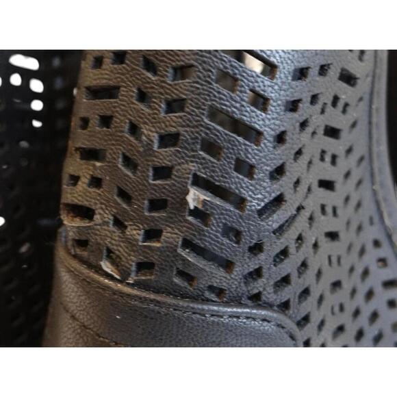 Stylish Black Cutout Ankle Boots by Soda - Picture 7 of 9